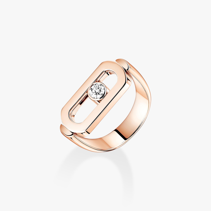 Кольцо Для нее Розовое золото Бриллиантами Imperial Move 12719-PG