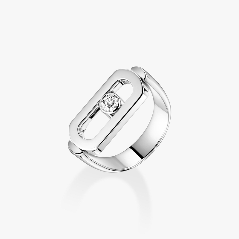 Bague Femme Or Blanc Imperial Move 12719-WG