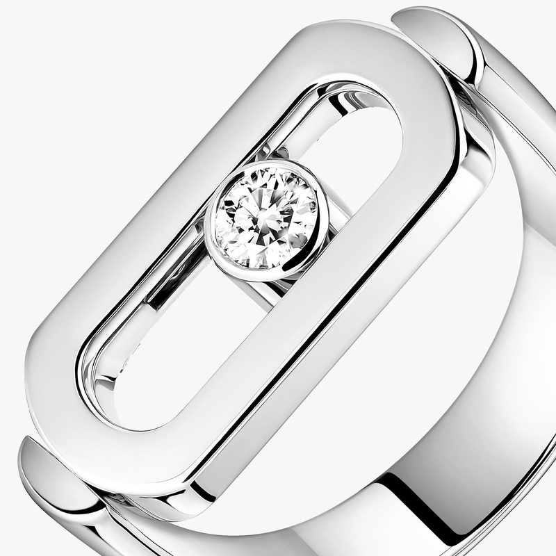 Bague Femme Or Blanc Imperial Move 12719-WG