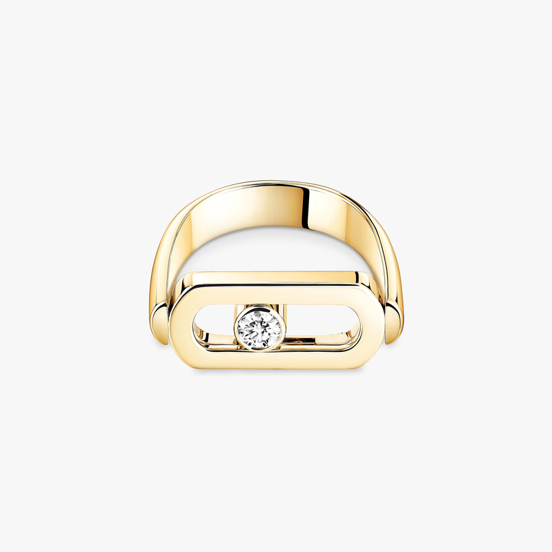 Кольцо Для нее Желтое золото Бриллиантами Imperial Move 12719-YG