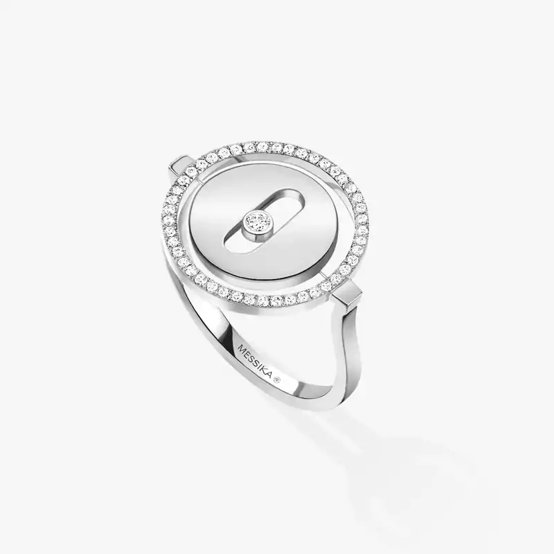 Ring For Her White Gold Diamond Lucky Move SM 07470-WG
