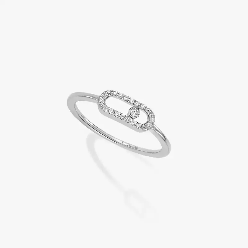 Ring For Her White Gold Diamond Move Uno 04705-WG