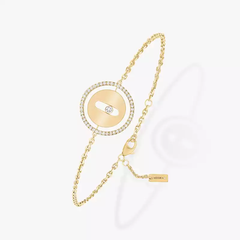 Bracelet For Her Yellow Gold Diamond Lucky Move SM 07540-YG