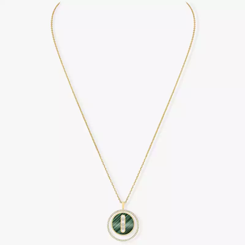 Malachite Lucky Move MM Yellow Gold For Her Diamond Necklace 10840-YG