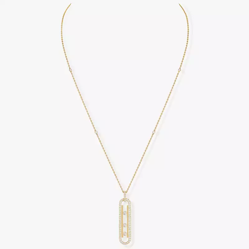 Collier Femme Or Jaune Diamant Collier Move 10th PM  10032-YG