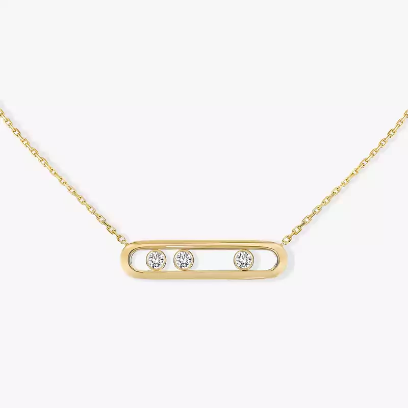 Move Yellow Gold For Her Diamond Necklace 03997-YG