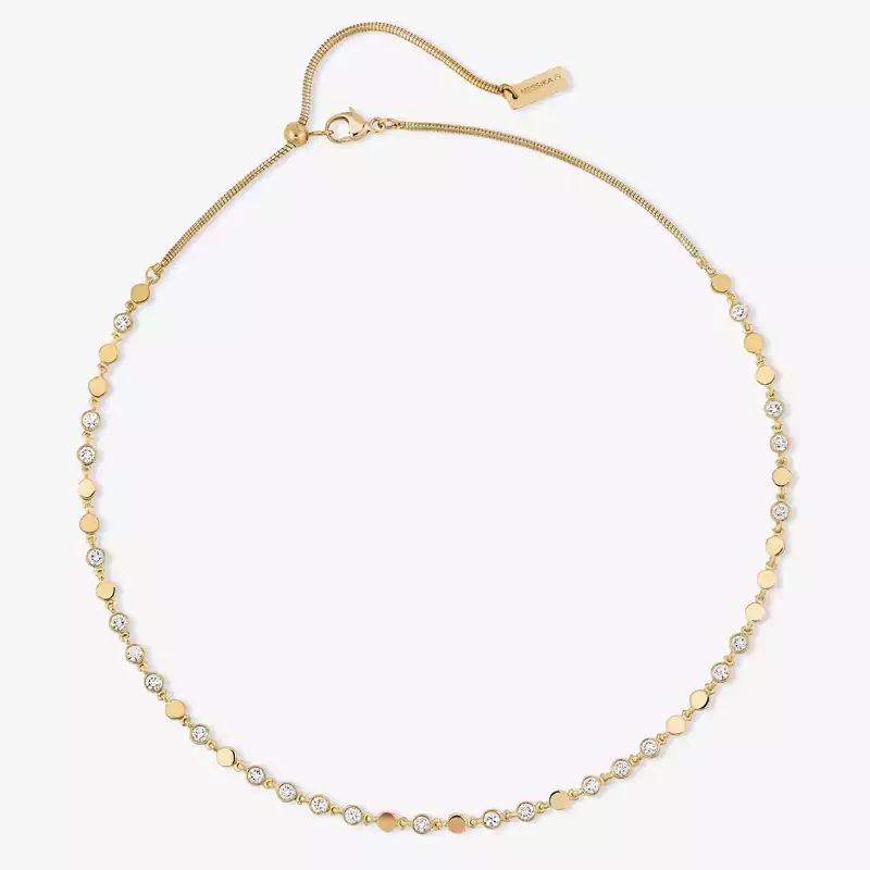 Collier Femme Or Jaune Diamant Collier D-Vibes PM 12351-YG