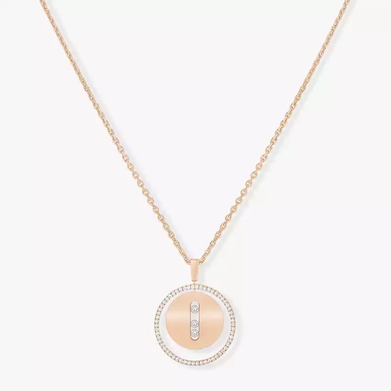 Lucky Move MM Pink Gold For Her Diamond Necklace 07394-PG