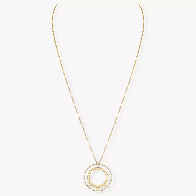 Move Romane Long Necklace Yellow Gold For Her Diamond Necklace 11169-YG