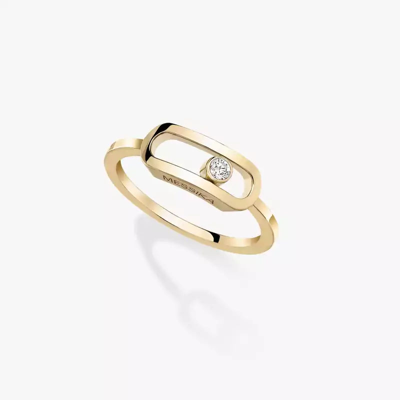 Ring For Her Yellow Gold Diamond Move Uno Gold LM 12390-YG