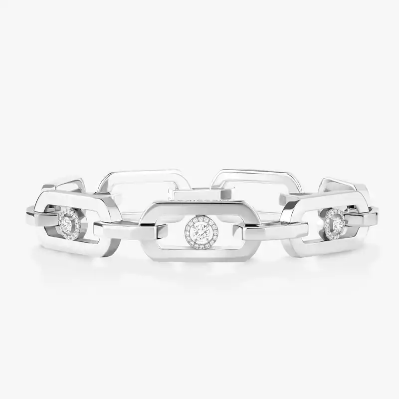 Bracelet Femme Or Blanc Diamant So Move XL 13133-WG