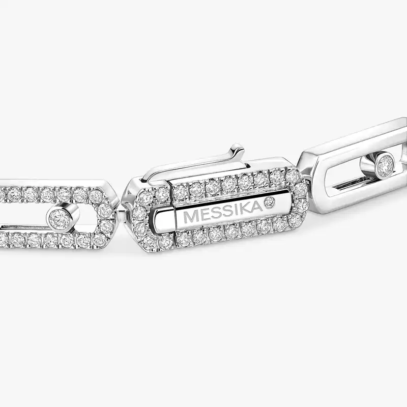 Bracciale Donna Oro bianco Diamante Imperial Move MP 13911-WG