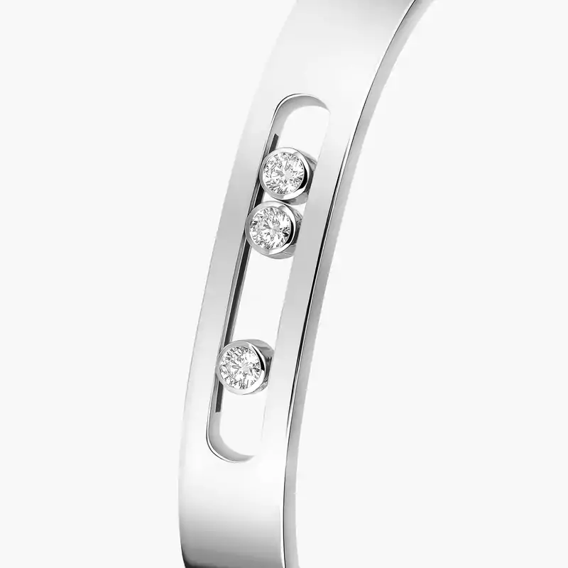 Move Joaillerie Bangle White Gold For Her Diamond Bracelet 13586-WG