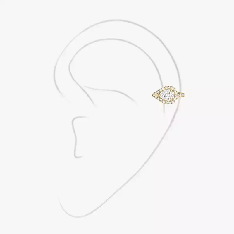 Earrings For Her Yellow Gold Diamond My Twin Top Mono Earring PS 0.15ct 07442-YG