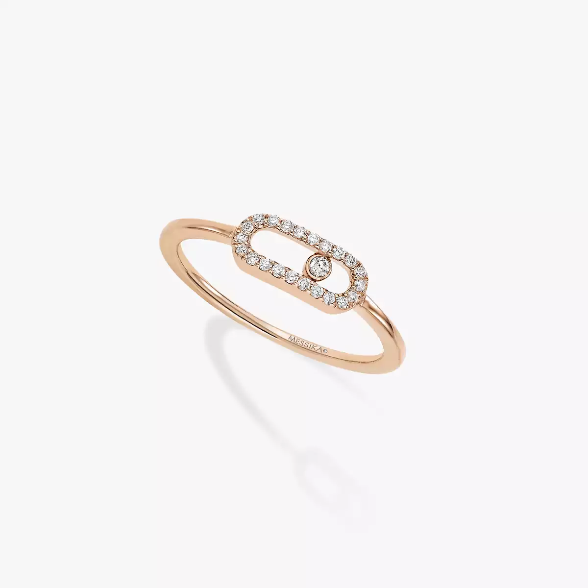 Ring For Her Pink Gold Diamond Move Uno 04705-PG