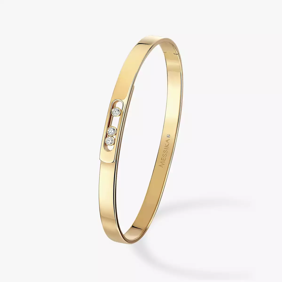 Bracelet For Her Yellow Gold Diamond Move Noa Bangle SM 10092-YG