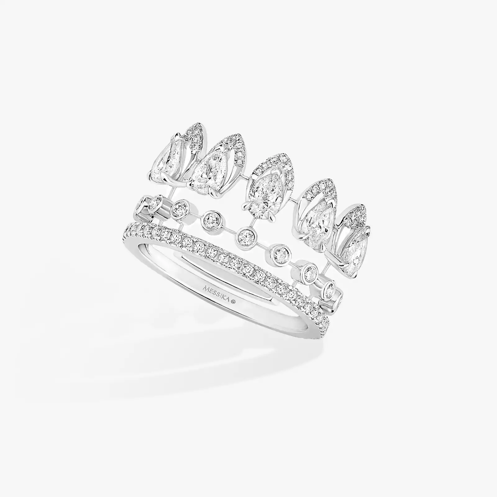 Ring For Her White Gold Diamond Alliance Desert Bloom 07364-WG