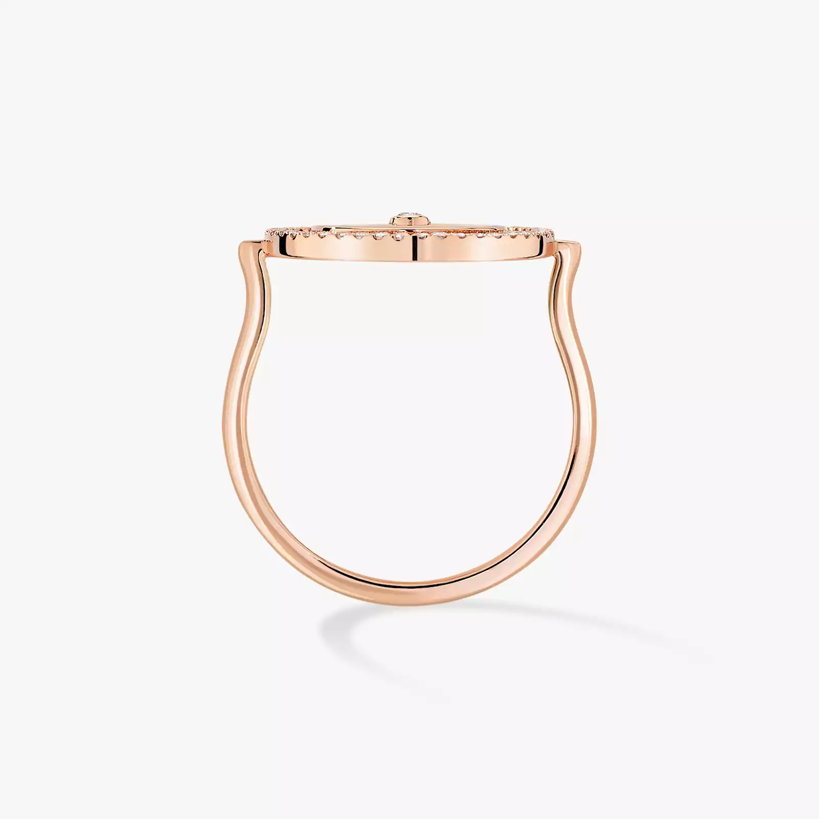 Ring For Her Pink Gold Diamond Lucky Move SM 07470-PG