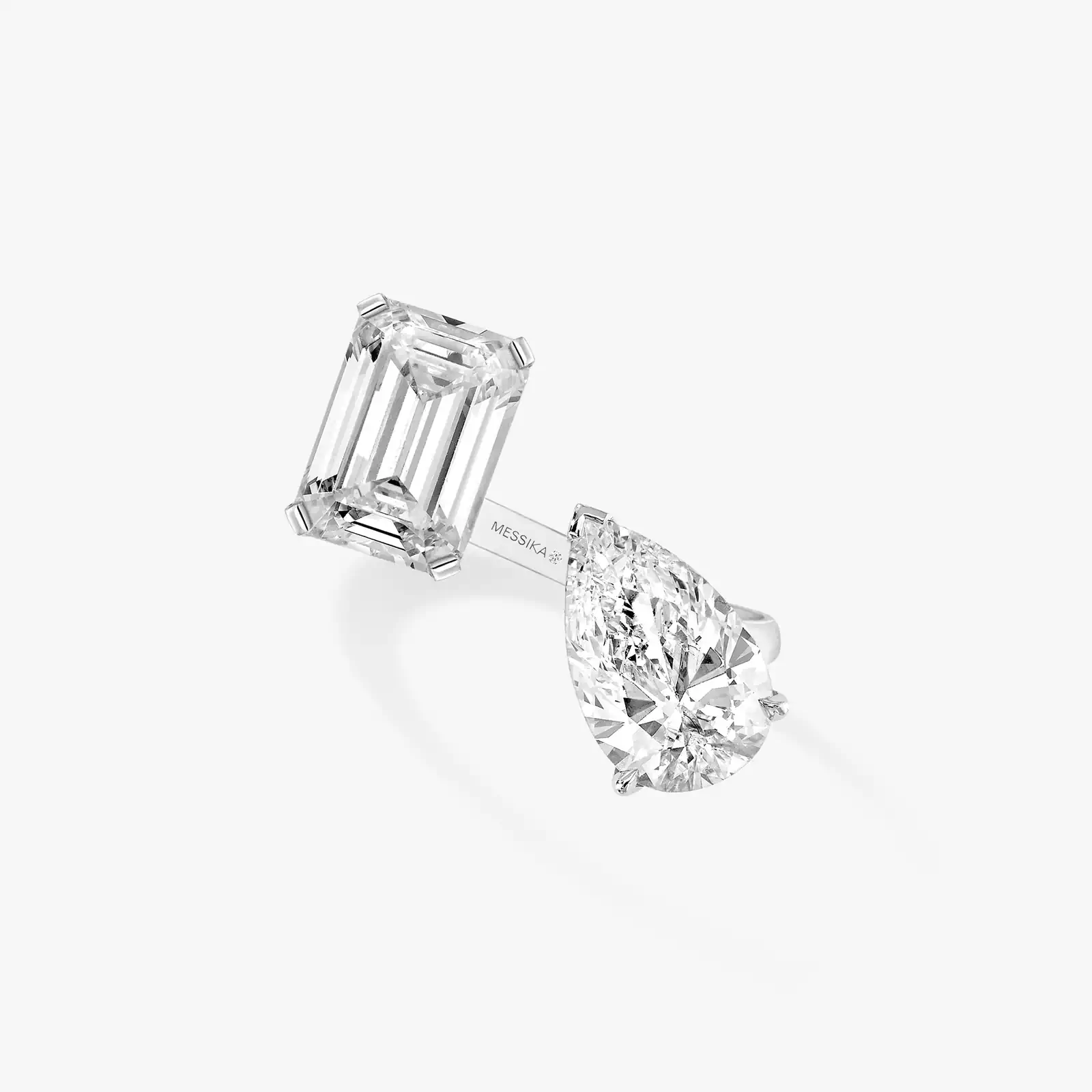 Toi & Moi  White Gold For Her Diamond Ring 11834-WG