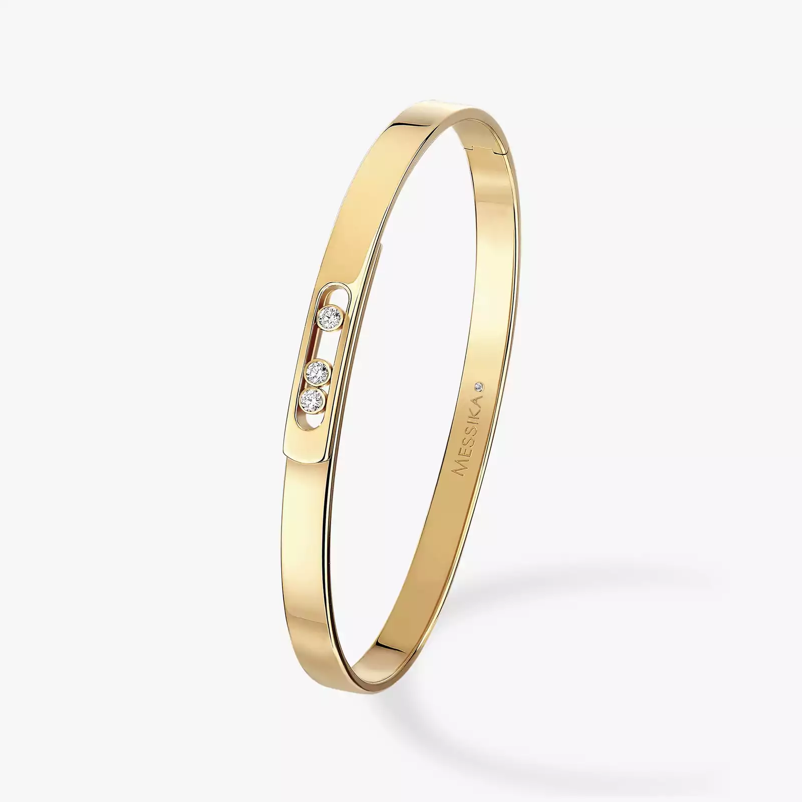 Bracelet Mixed Yellow Gold Diamond Move Noa SM Bangle Large Size 11640-YG