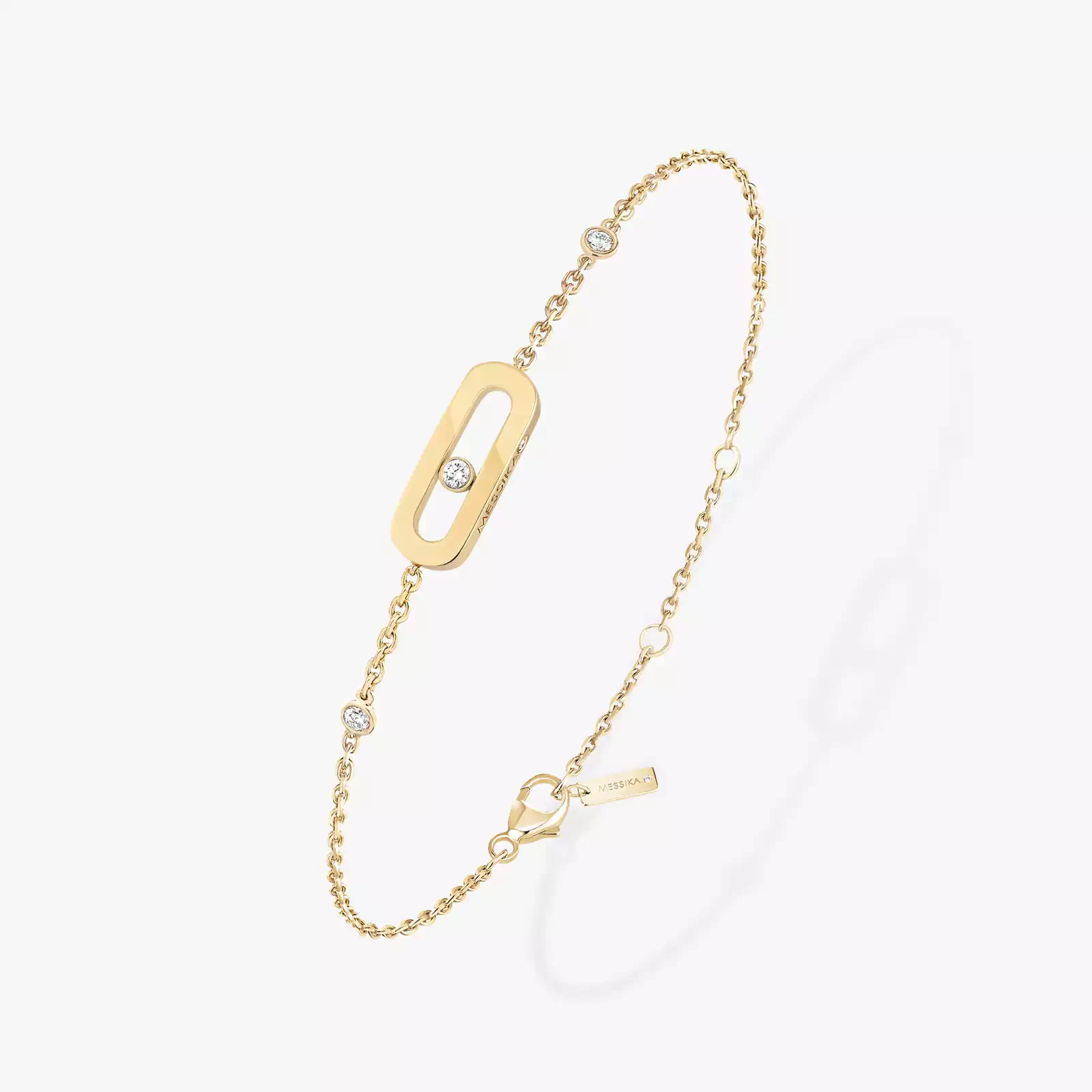 Move Uno  Yellow Gold For Her Diamond Bracelet 10051-YG