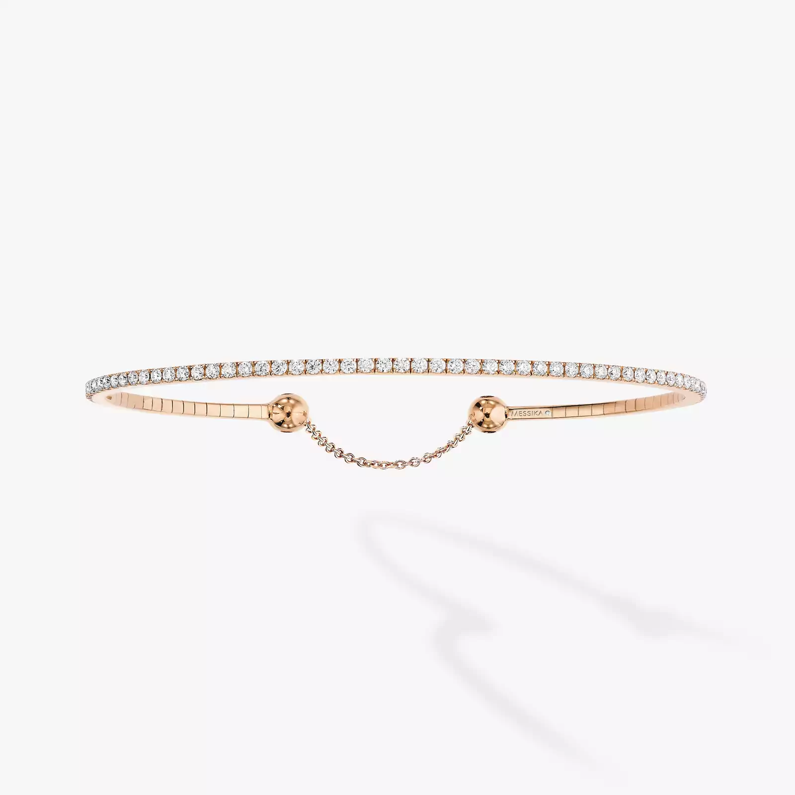 Bracelet Femme Or Rose Diamant Skinny 0,80ct  06097-PG