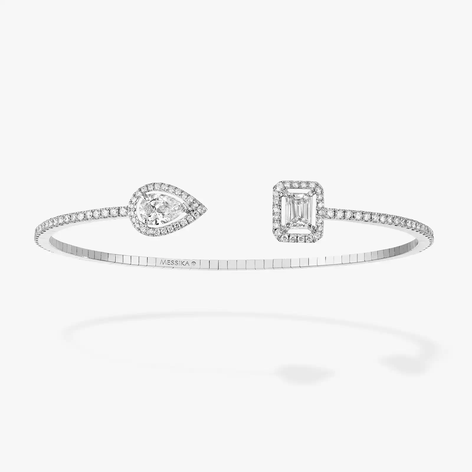 Bracelet For Her White Gold Diamond My Twin Skinny 0.40ct x2 06492-WG