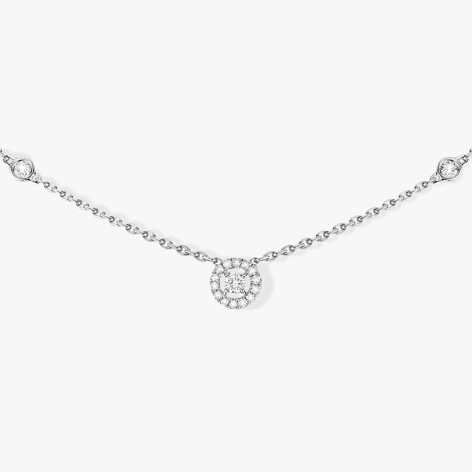 Collar Mujer Oro blanco Diamante Joy XS 05370-WG