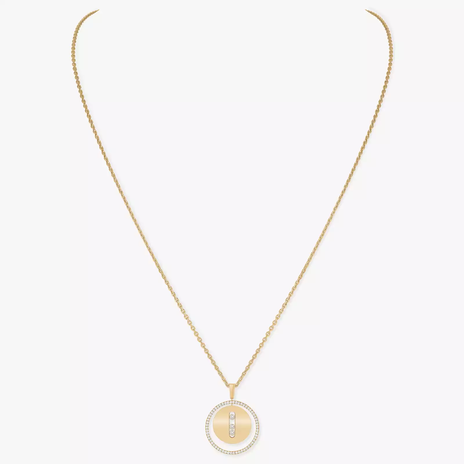 Collier Femme Or Jaune Diamant Lucky Move MM 07394-YG