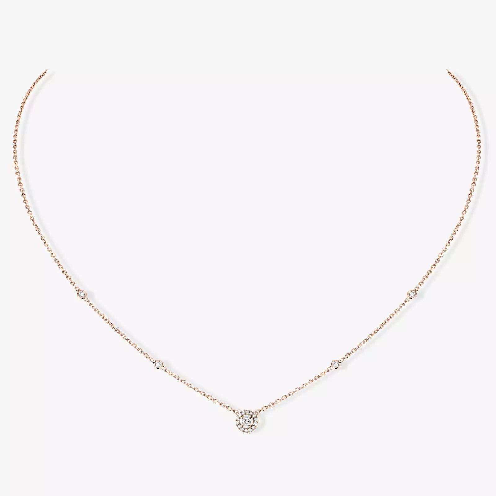 Joy XS Pink Gold For Her Diamond Necklace 05370-PG