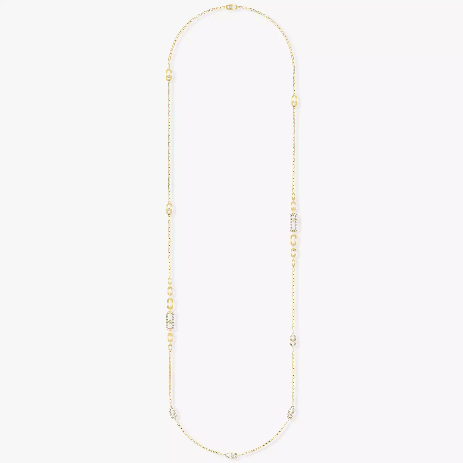 Move Uno  Yellow Gold For Her Diamond Necklace 07170-YG
