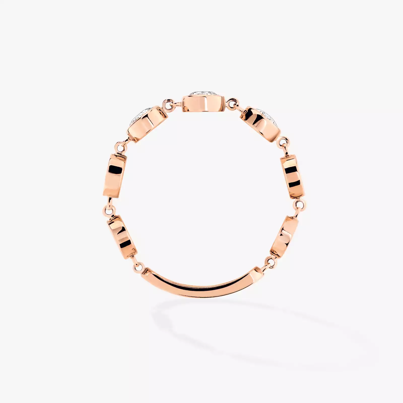 Ring For Her Pink Gold Diamond D-Vibes MM 12991-PG