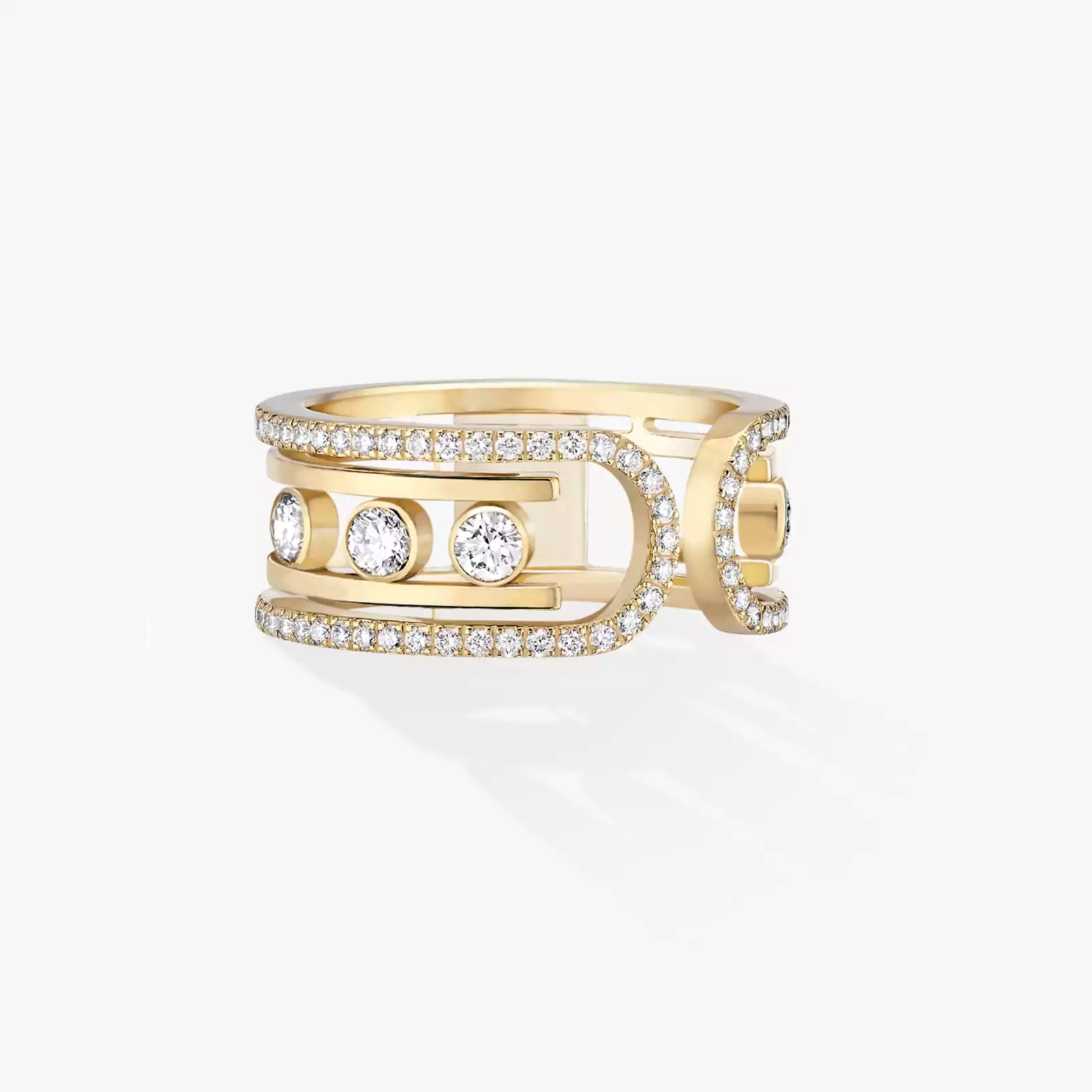 Move 10th Yellow Gold For Her Diamond Ring 11955-YG