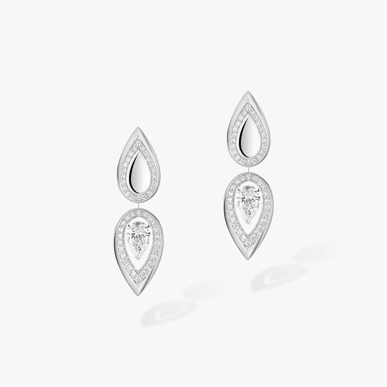 Fiery 0.25ct White Gold For Her Diamond Earrings 13173-WG