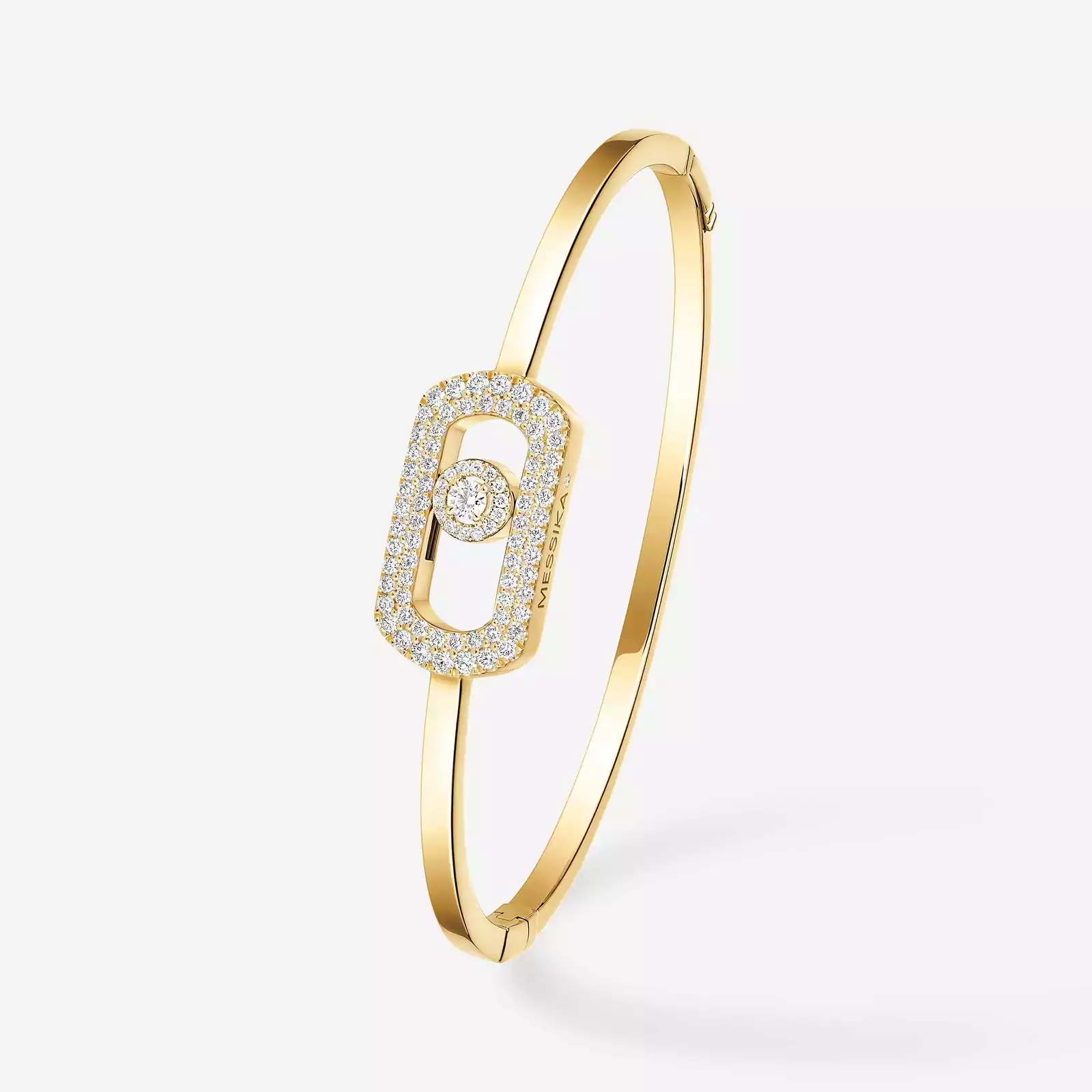 Bracelet For Her Yellow Gold Diamond So Move Pavé Bangle 13428-YG