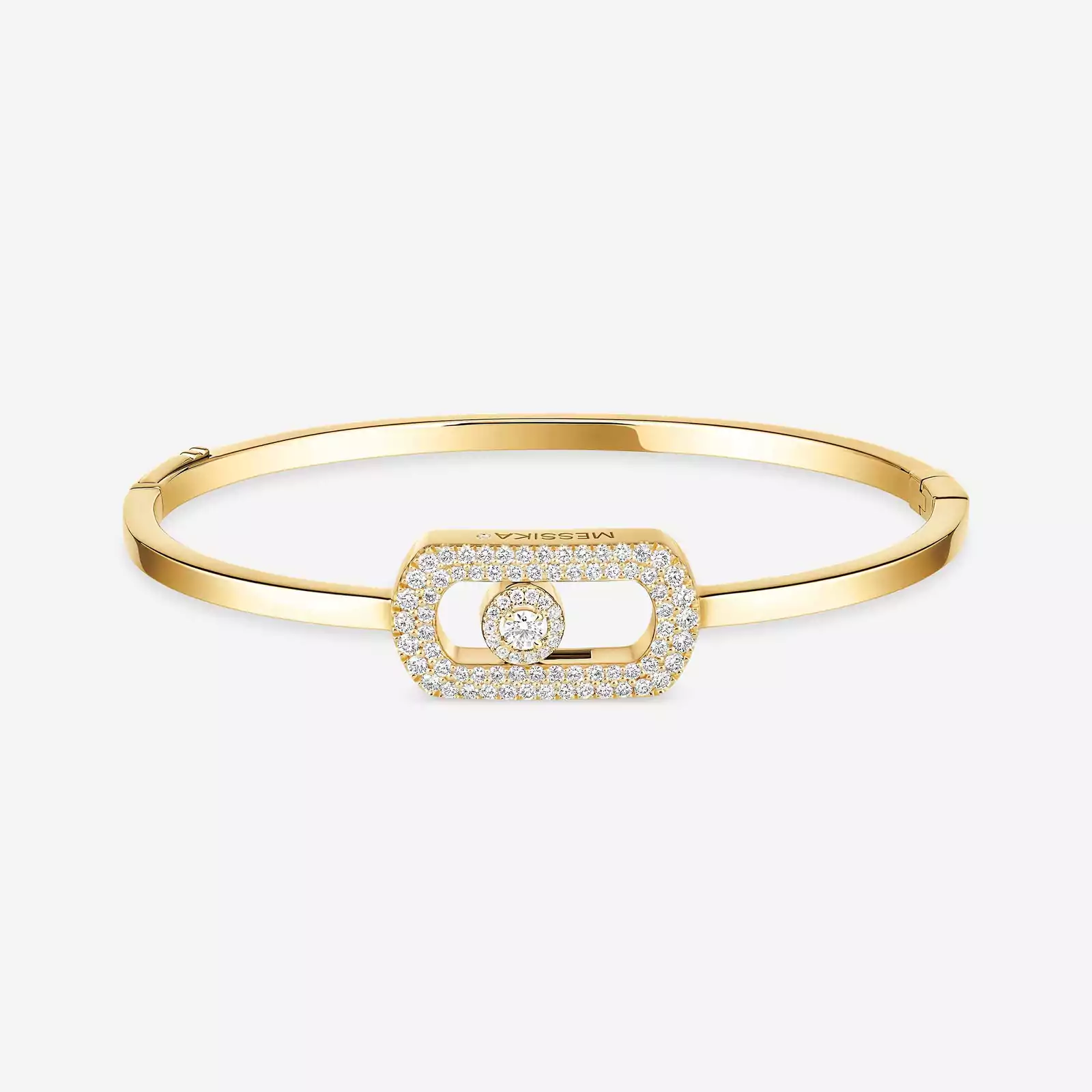 Bracelet For Her Yellow Gold Diamond So Move Pavé Bangle 13428-YG