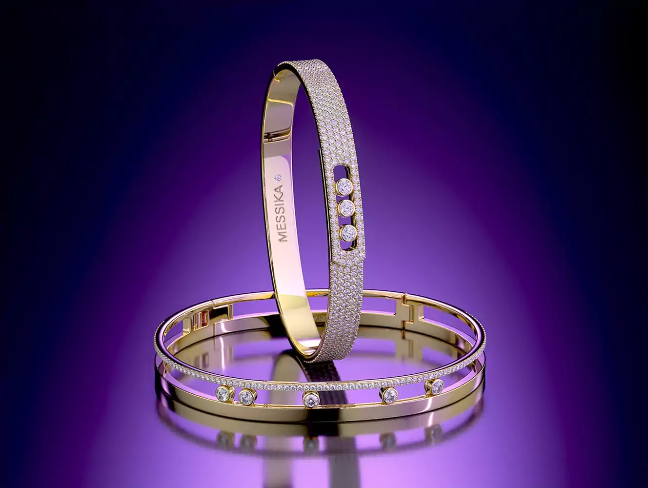 How to choose a gold and diamond bangle bracelet